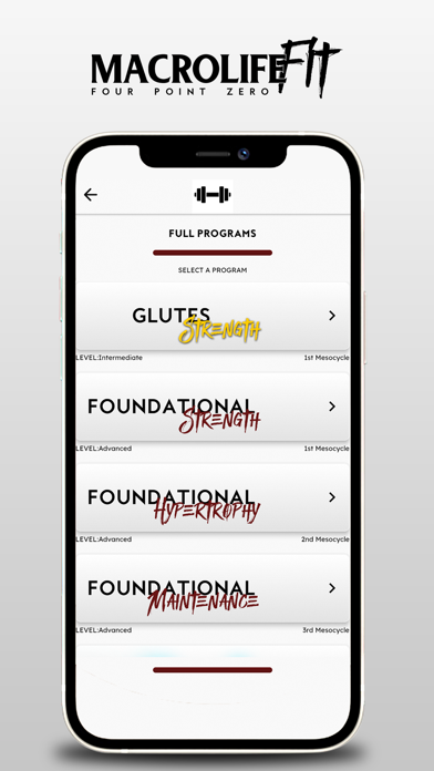MacroLife Fit App Screenshot