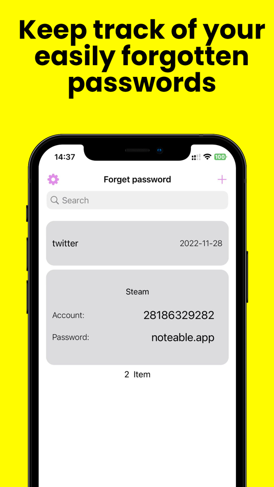 Forget Password - 1.02 - (iOS)