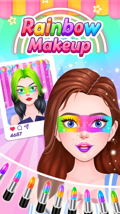 Rainbow Makeup Screenshot
