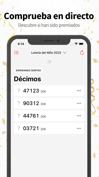 TusDécimos - Comprobar lotería Screenshot