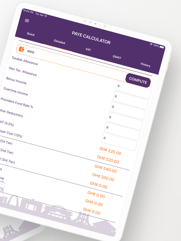 Screenshot #5 pour Ghana PAYE / SSNIT Calculator