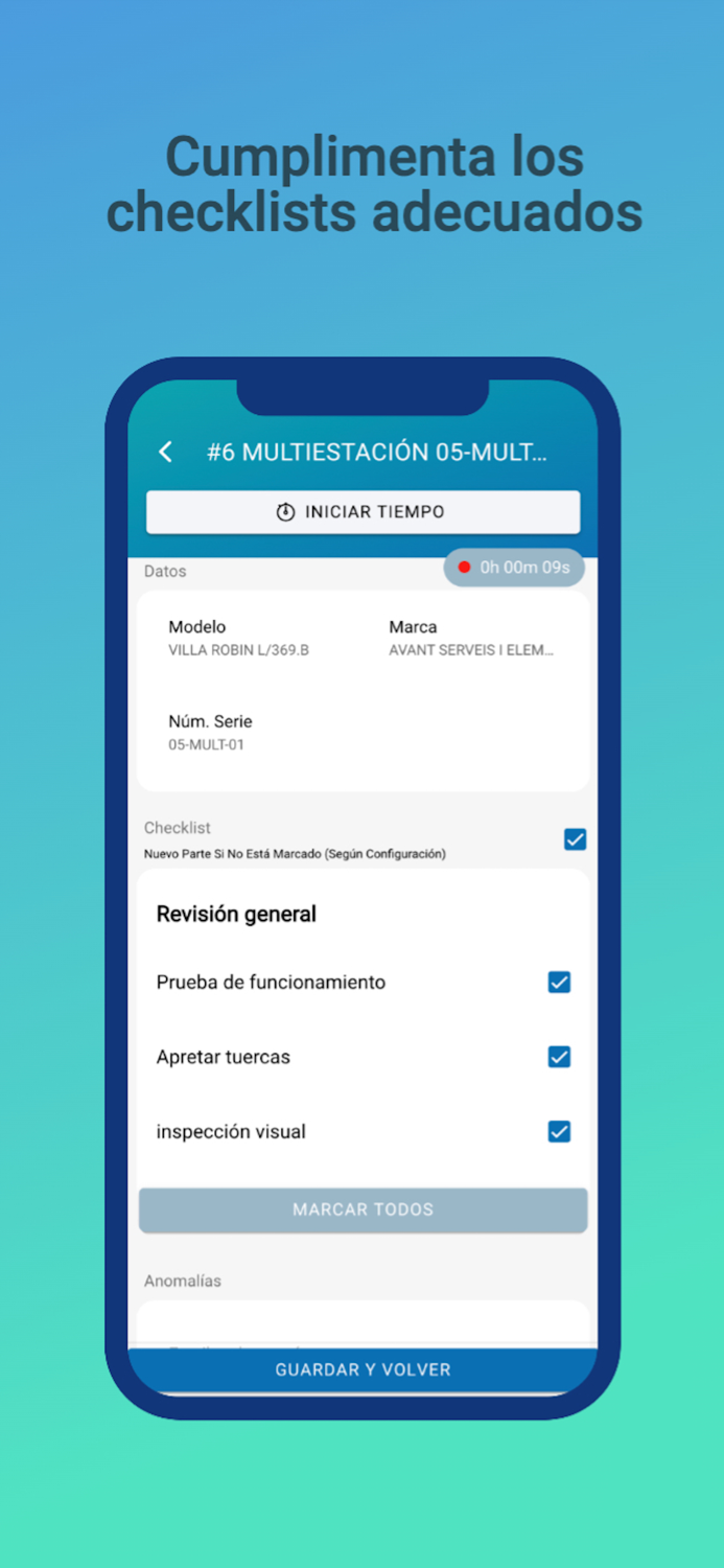 Móvil GMAO CLOUD Técnicos