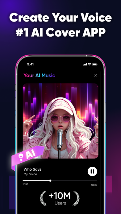 SingUp Music: AI Cover Songs Screenshot