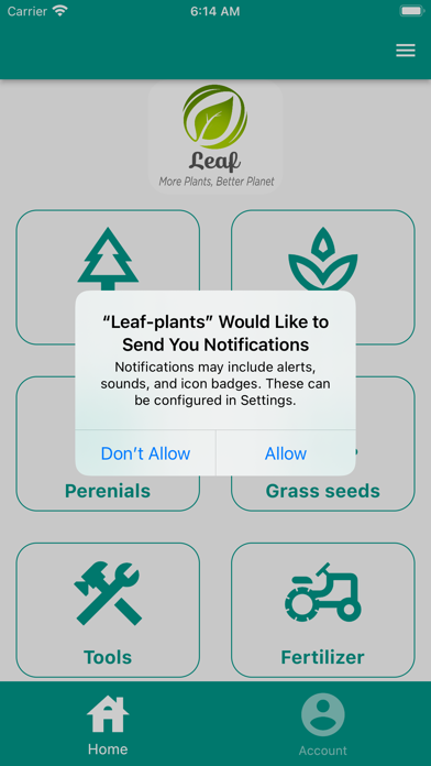 Leaf-plants Screenshot