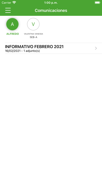 EduFácil Familias Screenshot