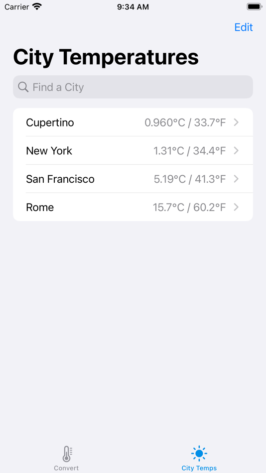 #5. Fahrenheit Celsius Calculator (iOS) 由: Michael Baron