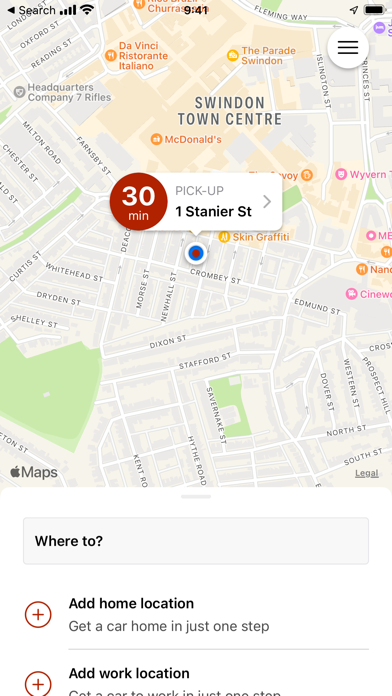 Taxis Transfers Screenshot