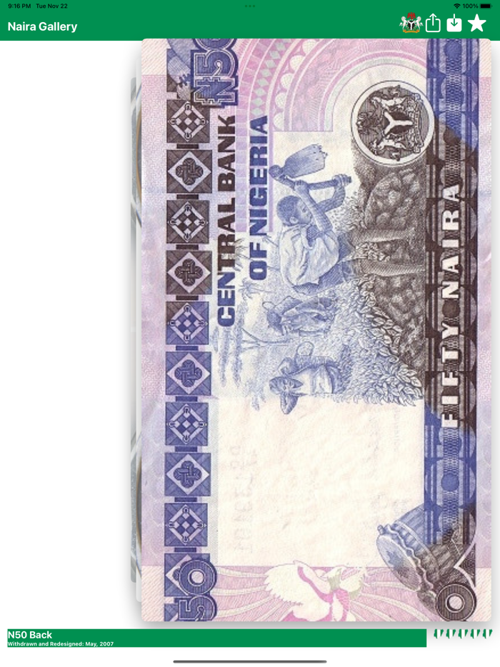 Nigeria Currency Gallery