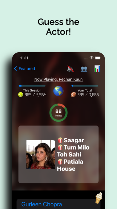 Bollywood iQ - Movie/Song Game Screenshot