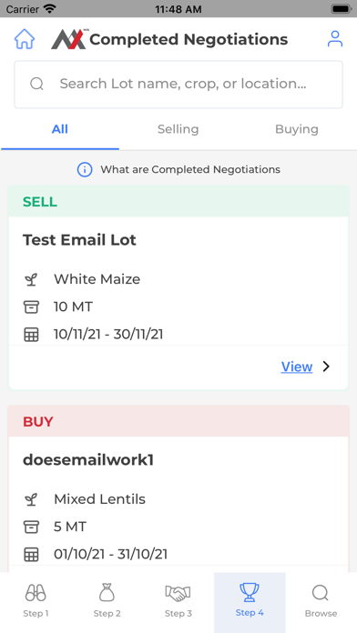 Match Exchange Screenshot