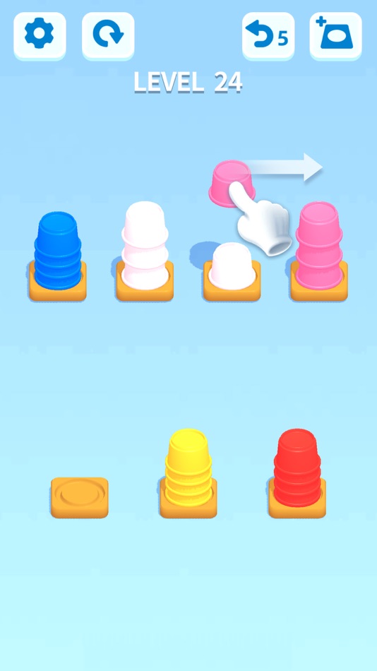 #1. Bucket sort - Puzzle Games (iOS) 来自: HERO LINKAGE