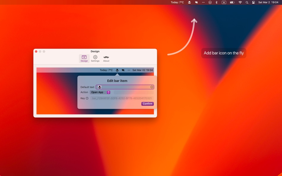 #1. Barber: Menu Bar Designer (macOS) Podle: 西明 戴