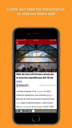 Learn Spanish: News & Audio screenshot 2