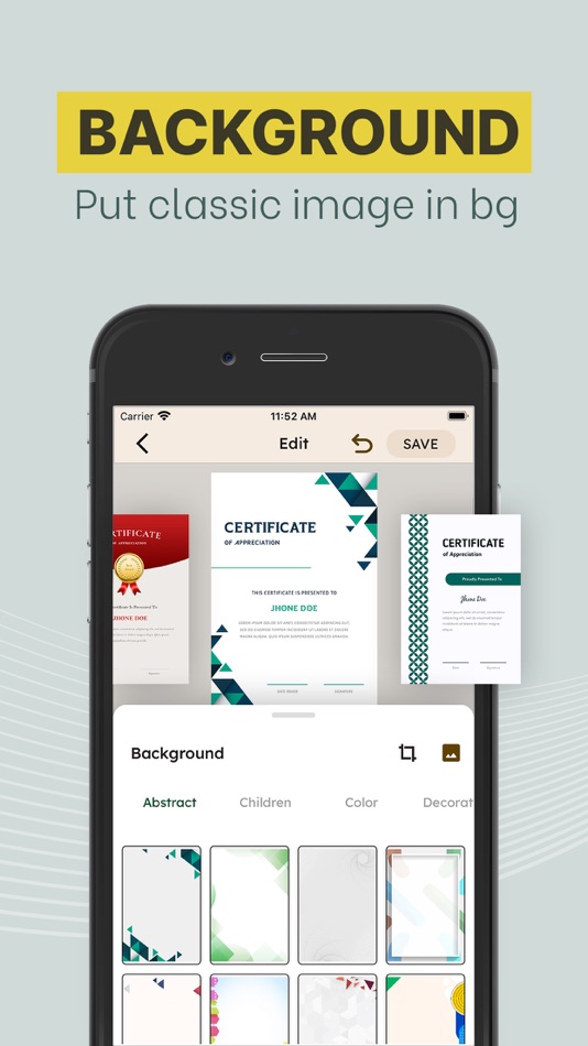 #4. Certificate Templates & Maker (iOS) 由: Patel Darshan