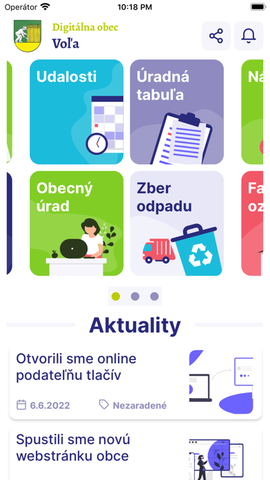 Voľa Screenshot