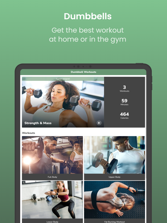 Dumbbell Workout Plan App Drops