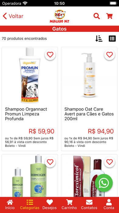 Loja Mercado Pet Screenshot