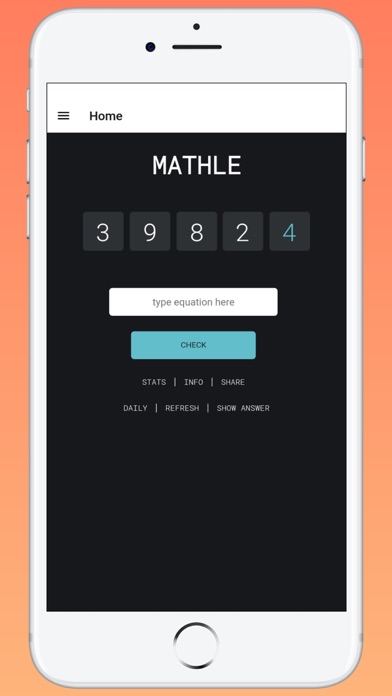 Mathle App Screenshot