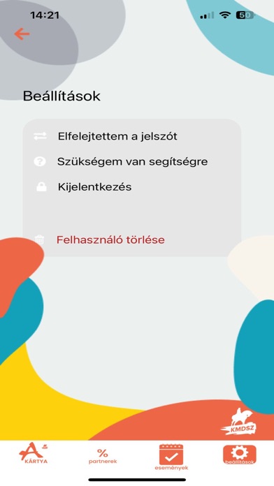 KMDSZ A Kártya Screenshot