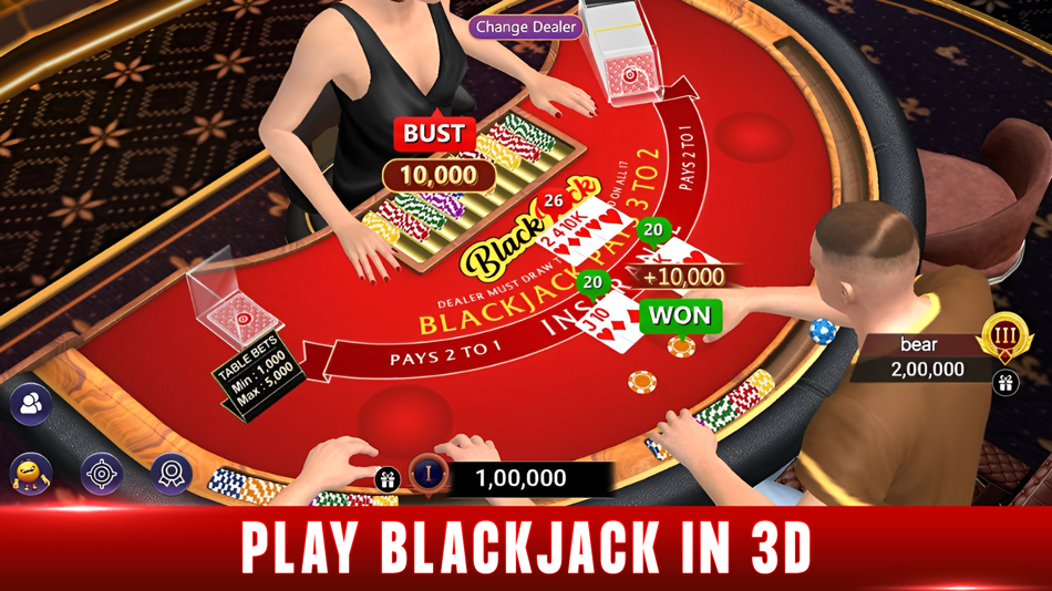 Blackjack 21: Octro Black jack - 4.32.3 - (iOS)