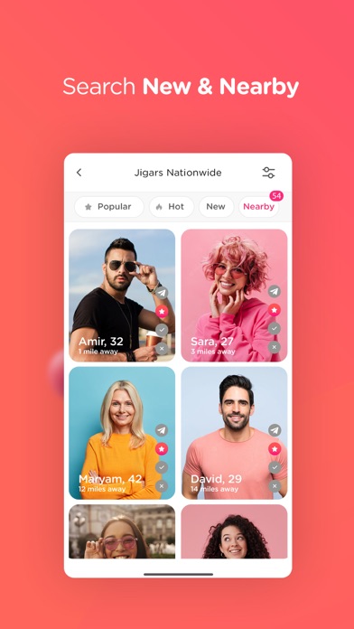 JIGAR Dating App for Persians Screenshot