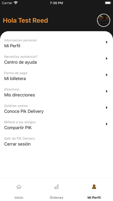 Pik Delivery Screenshot