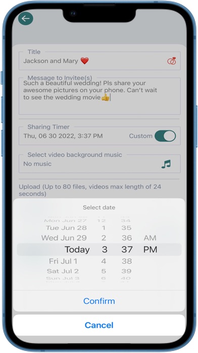 celebr8 - shared memories Screenshot