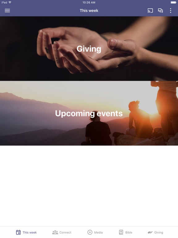 Erie Christian Church iPad screenshot 1 - Education app