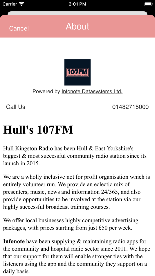Hull's 107FM - 2.67 - (iOS)