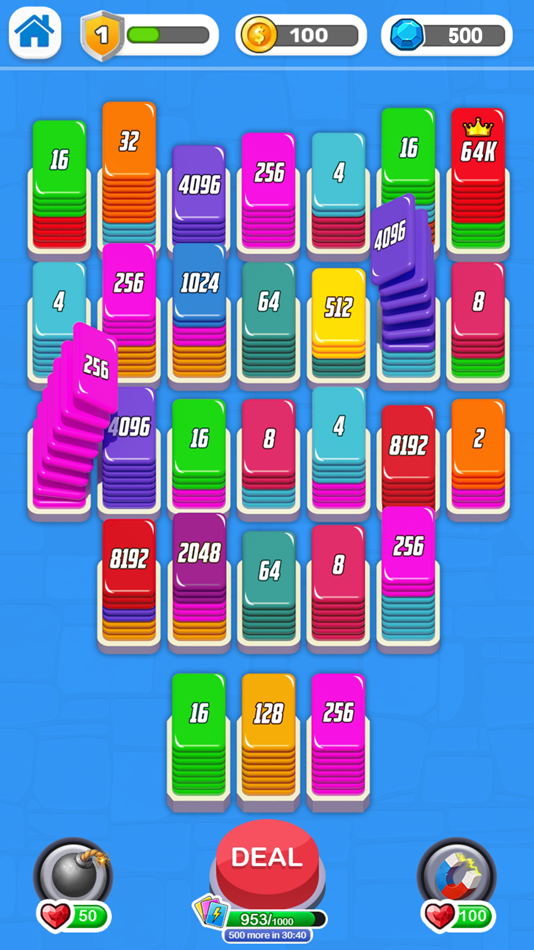 #5. Card Sort Puzzle Shuffle Sort (iOS) 作者: Muhammad Jehanzeb Zubair