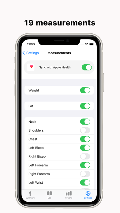 Body Size Screenshot