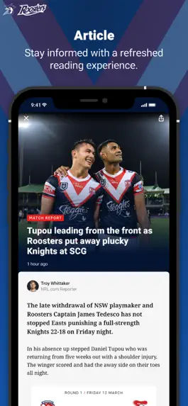 Game screenshot Sydney Roosters apk