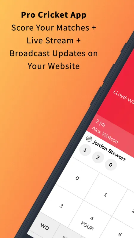 CrickPro - Cricket Scoring App screenshot 1 of 7