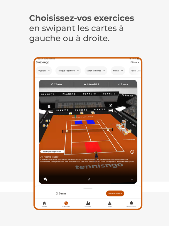 Screenshot #5 pour Tennisngo : le Tennis Partner