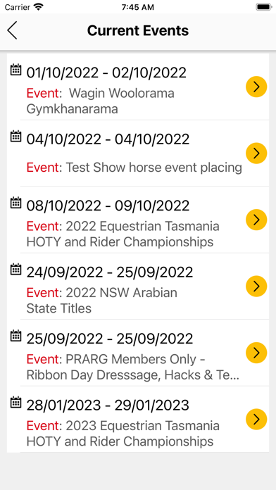 LiveScore Show Horse Screenshot