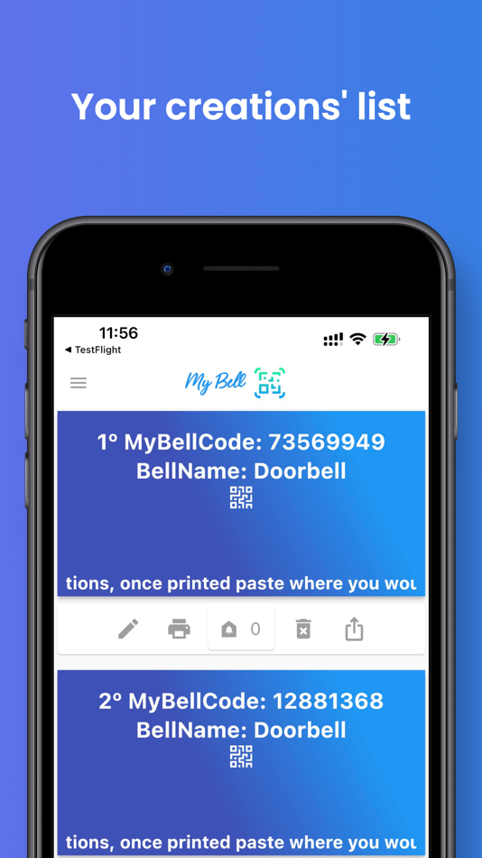 #4. MyBellQR Doorbell QR Code (iOS) بواسطة: Samuel souza