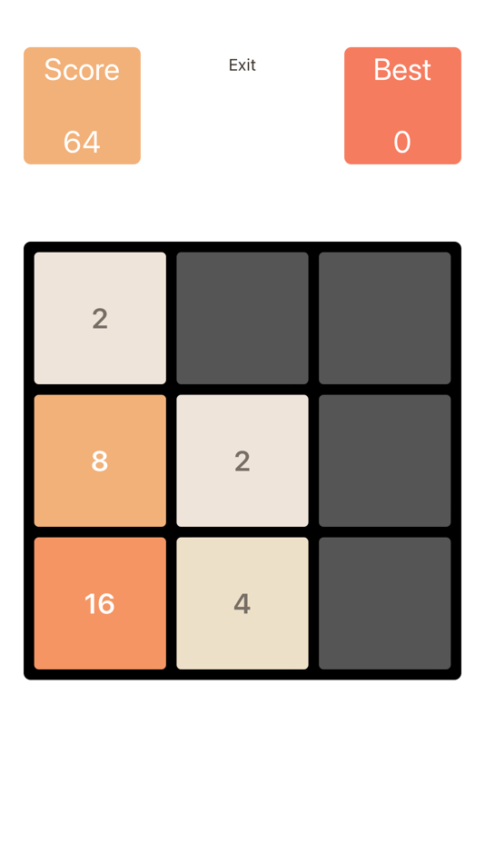 #4. 2048・Number Puzzle Game (iOS) 由: Golden Mind Services LTD