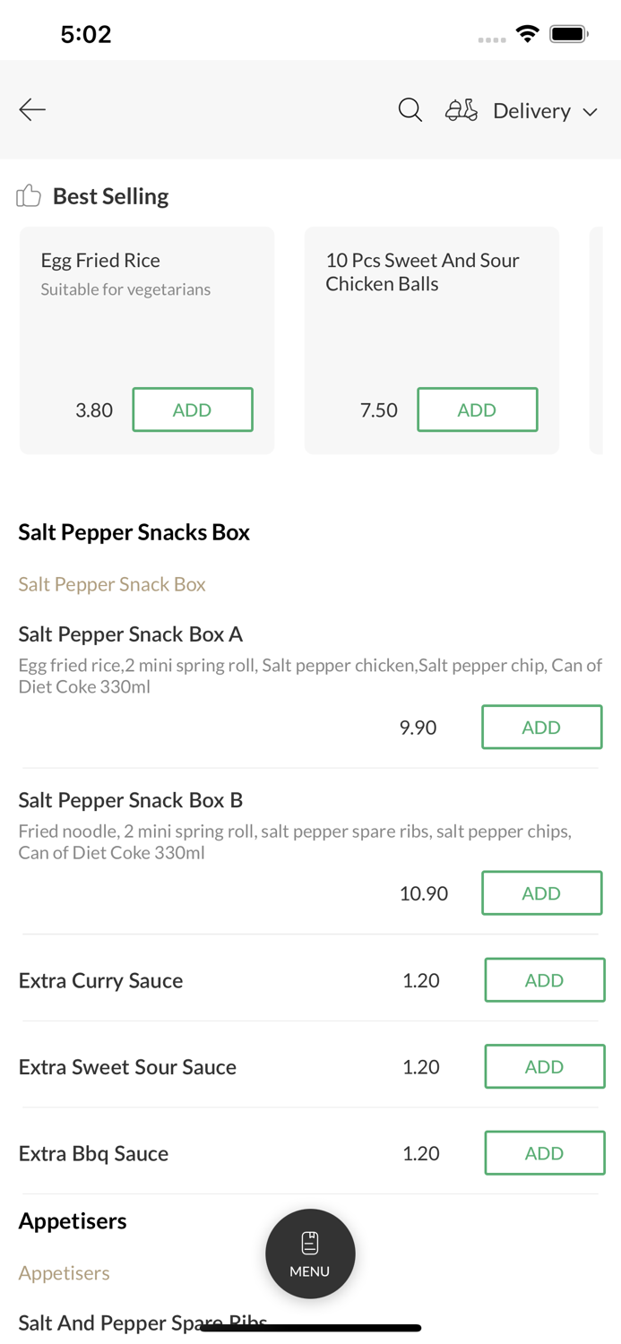 Sizzling Wok 168 LTD