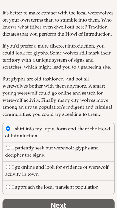 Werewolf: Book of Hungry Names screenshot 2