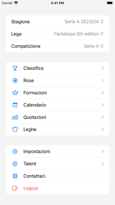 Fantamatic Fantacalcio Screenshot