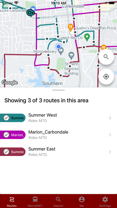 Rides Mass Transit District Screenshot