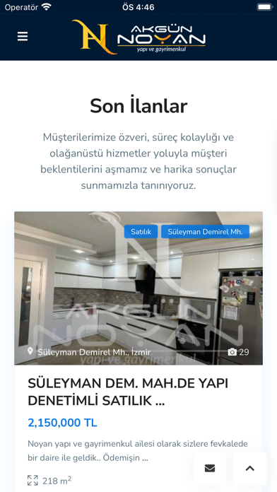 Akgün Noyan Gayrimenkul Screenshot