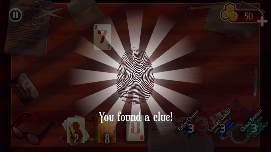 #2. Solitaire Detectives (iOS) By: TPG TECNOLOGIA DA INFORMACAO LTDA
