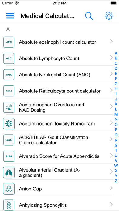 Screenshot #1 pour Medical Calculators Pediatrics