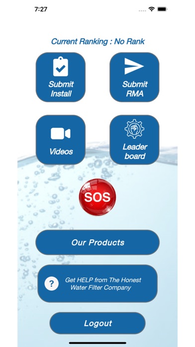 Honest Water Filter Company Screenshot