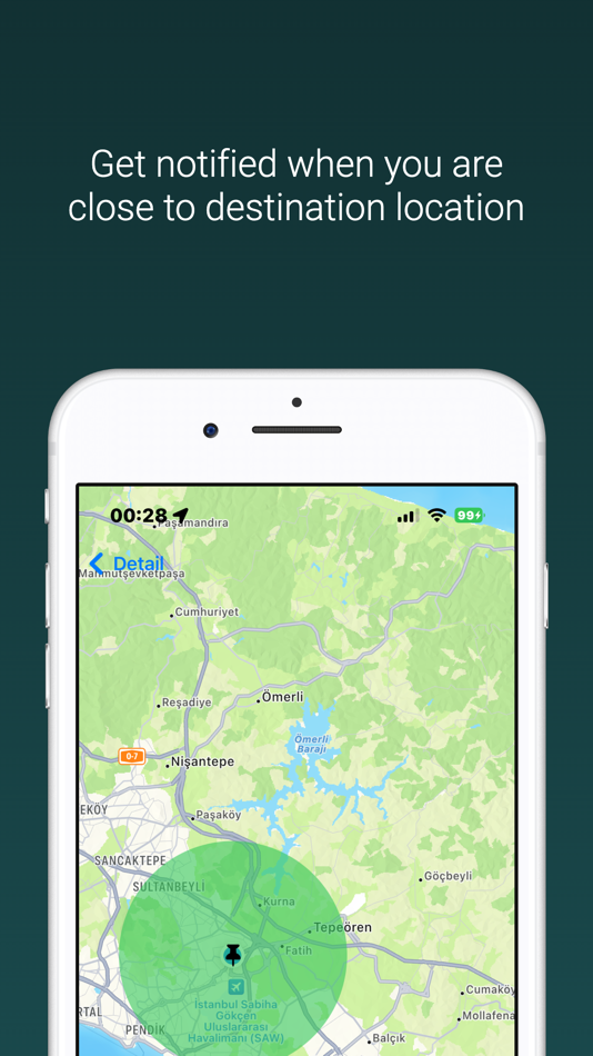 #1. MapZone-Location Based Alarm (iOS) Podle: Ahmet Giray Ucar