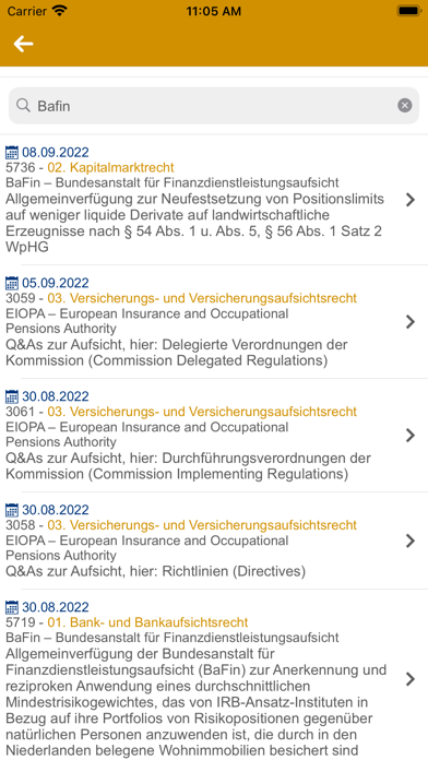 Normenradar Screenshot