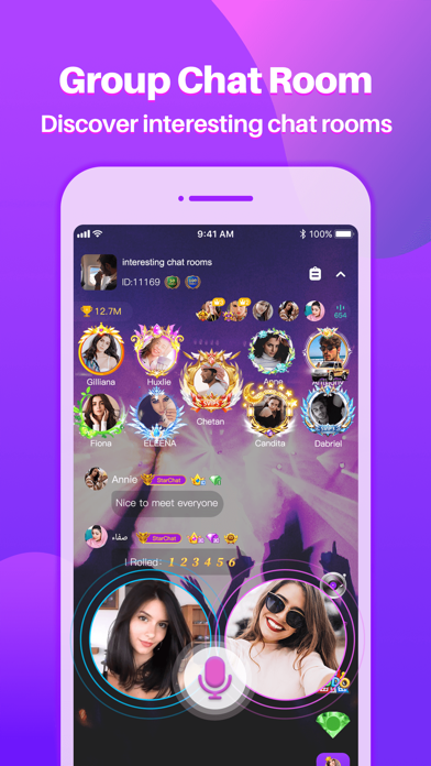 StarChat-Group Voice Chat Room Screenshot