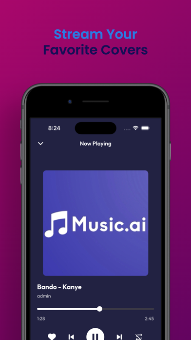 Music.ai:AI Covers & Streaming Screenshot