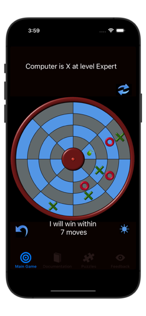 ‎Circular Tic Tac Toe Screenshot